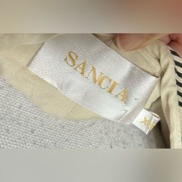 SANCIA Maise Ruffle High/Low Sleeveless Dress striped - Picture 6 of 6